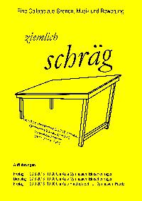 ziemlich schräg